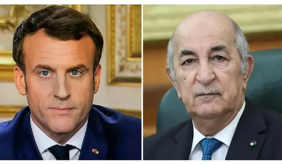 Tebboune et Macron Tebboune et Macron