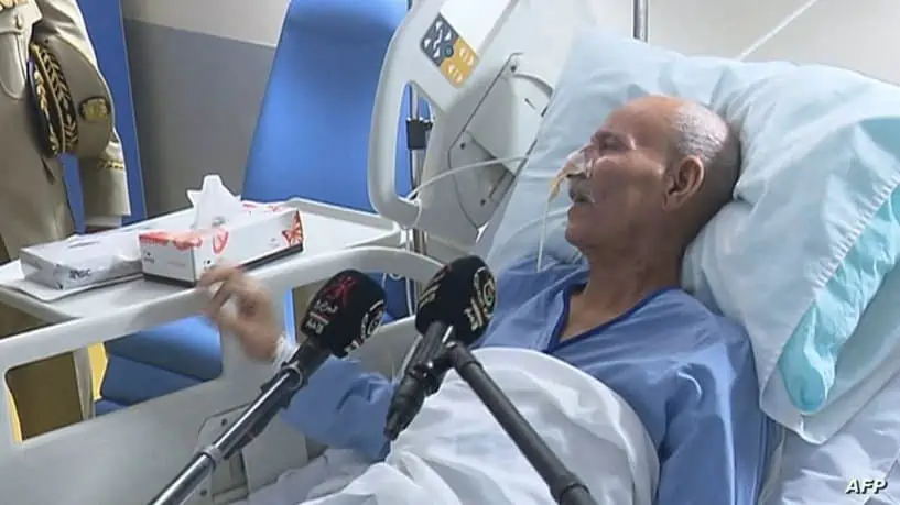 ALGERIA-WSAHARA-MOROCCO-SPAIN-HEALTH-DIPLOMACY dirigeant du Polisario