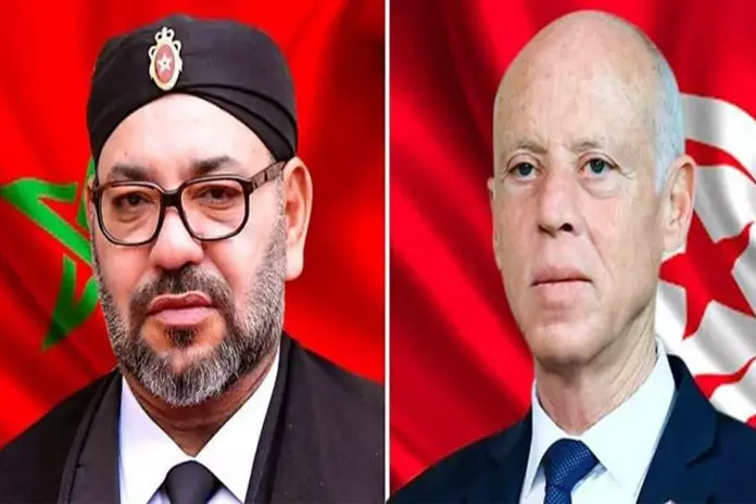 Kais Saied et Mohammed VI Kais Saied et Mohammed VI