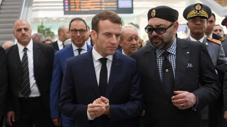 Président français et Mohammed VI Président français et Mohammed VI