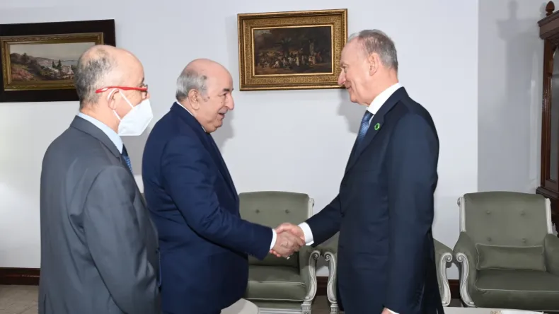 Le président Tebboune reçoit le secrétaire du Conseil de sécurité russe Le président Tebboune reçoit le secrétaire du Conseil de sécurité russe
