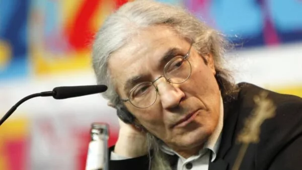 Boualem Sansal lors de sa cérémonie d'installation au fauteuil 37 de l'Académie royale de langue et de littérature françaises de Belgique, Bruxelles, 25 avril 2026