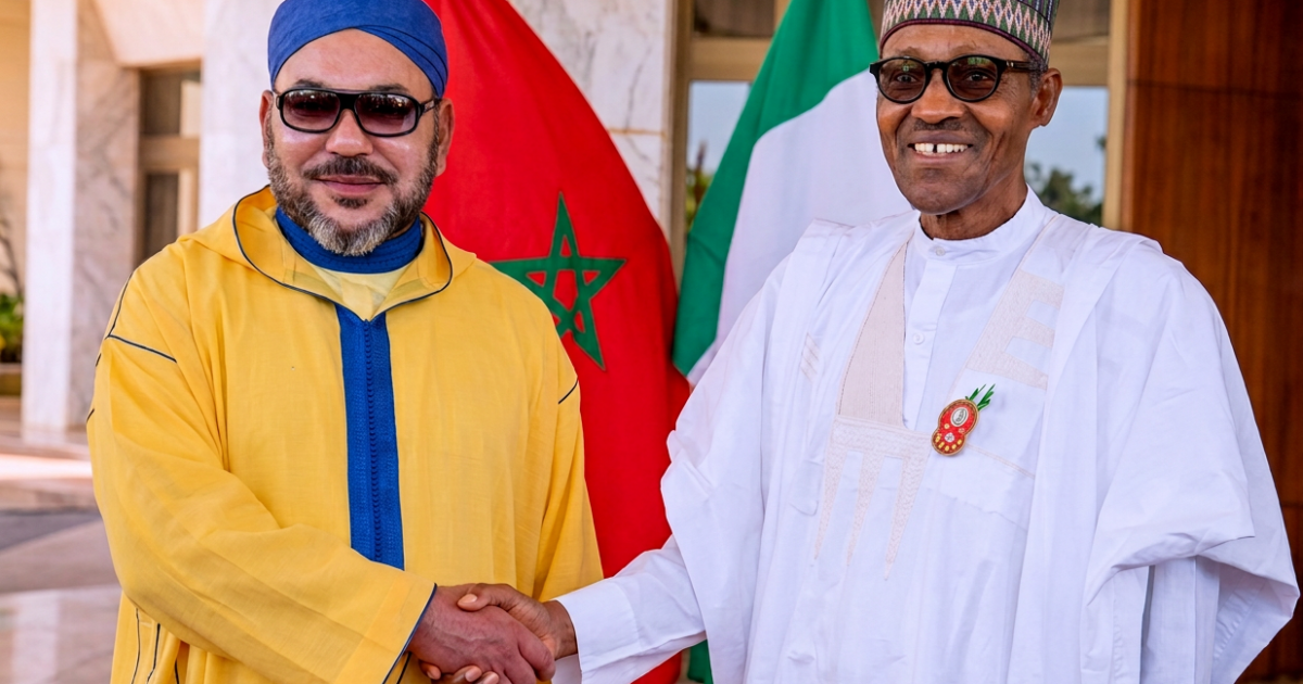 Tracé du Gazoduc Afrique Atlantique reliant le delta du Niger au Maroc via 13 pays côtiers, carte géographique 2026.