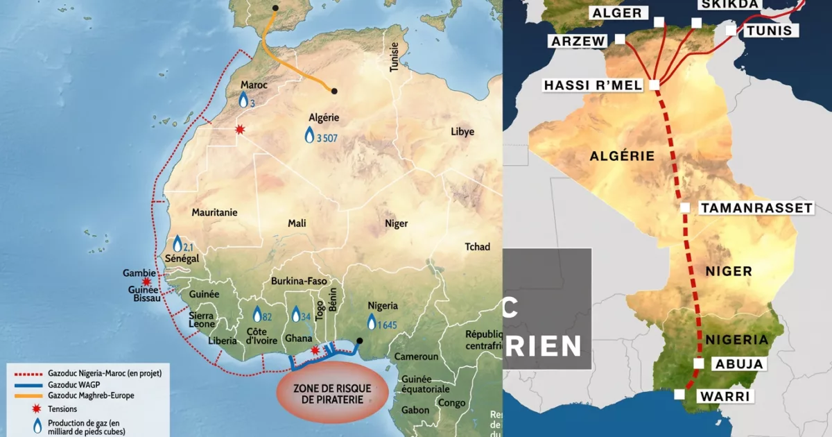 Quand une finale de CAN bloque un pipeline de 6 900 km : l&rsquo;étrange fragilité du gazoduc Nigeria-Maroc
