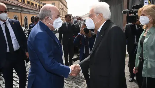 Le président Tebboune termine la visite d&rsquo;Etat qui l&rsquo;a conduit en Italie