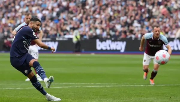 Le premier de la Premier League anglaise .. Statistique négative pour Riyad Mahrez en tirs au but