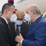 Tebboune arrive à Rome