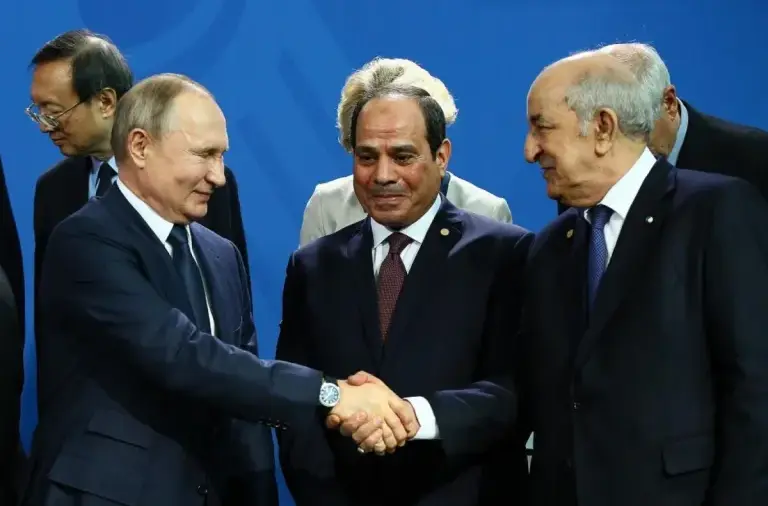 Vladimir Poutine Abdelmadjid Tebboune