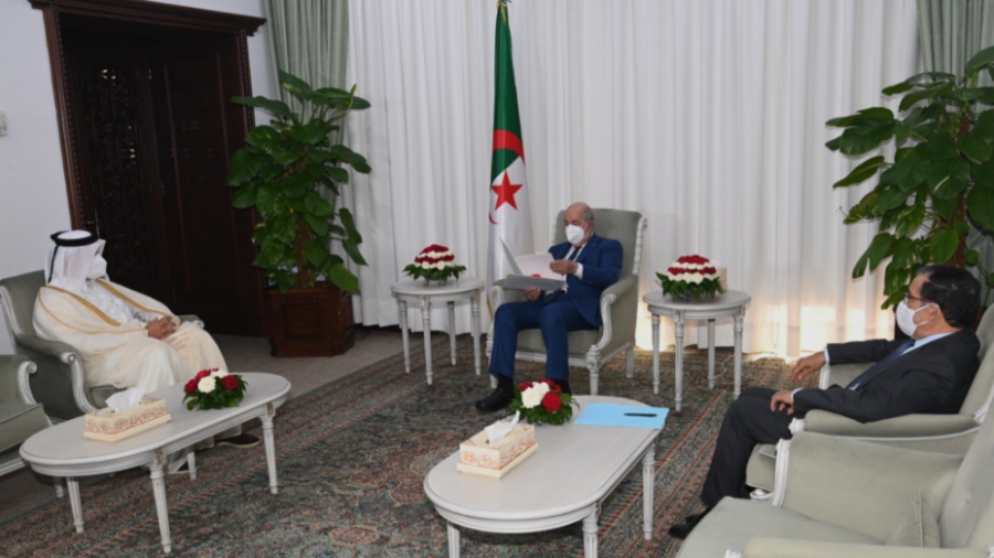 Tebboune à l'ambassadeur du Qatar