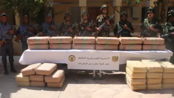 L&rsquo;armée déjoue les tentatives de faire passer une grandes quantités de drogue par les frontières marocaines