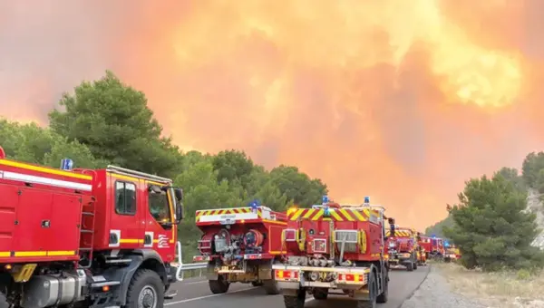 Feu de forêt: le nord d&rsquo;Algérie Brule !!!
