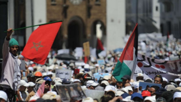 Avec le slogan « la normalisation avec Israël est une trahison »… Des manifestations contre la politique du roi du Maroc
