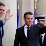 Pedro Sanchez Macron