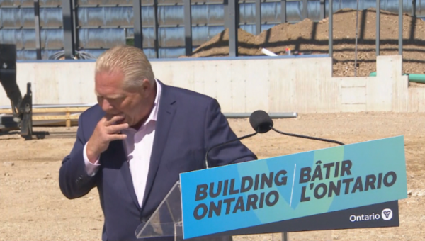 Canada: Un politicien canadien avale une abeille lors d&rsquo;une conférence de presse en direct