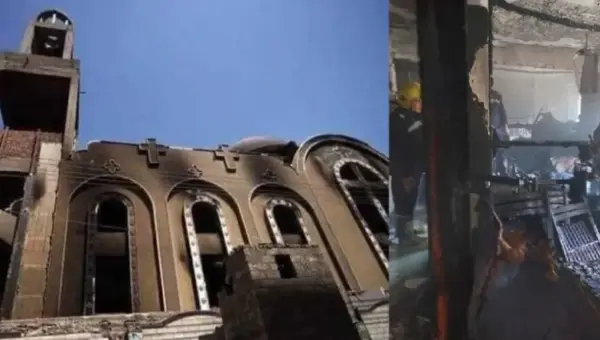 Égypte : 35 morts dans l&rsquo;incendie d&rsquo;une église dans le gouvernorat de Gizeh