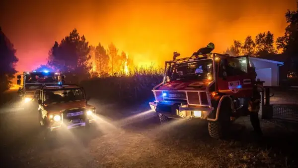Alerte en France face à un incendie massif qui a détruit 6 000 hectares de forêts