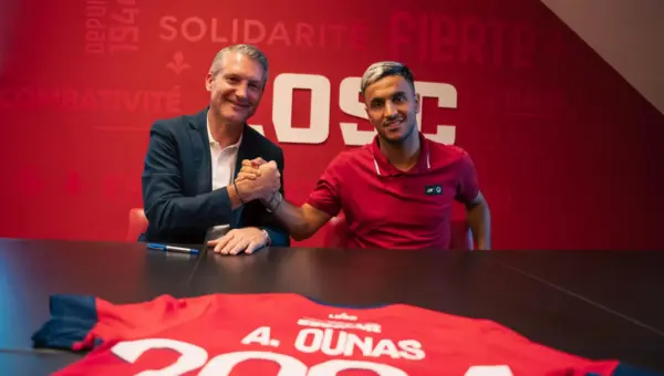 France Football:  Les détails du contrat de transfert d&rsquo;Adam Ounas à LOSC Lille