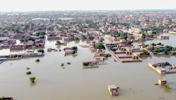 Inondations au Pakistan : un « carnage climatique », selon le secrétaire général de l&rsquo;ONU