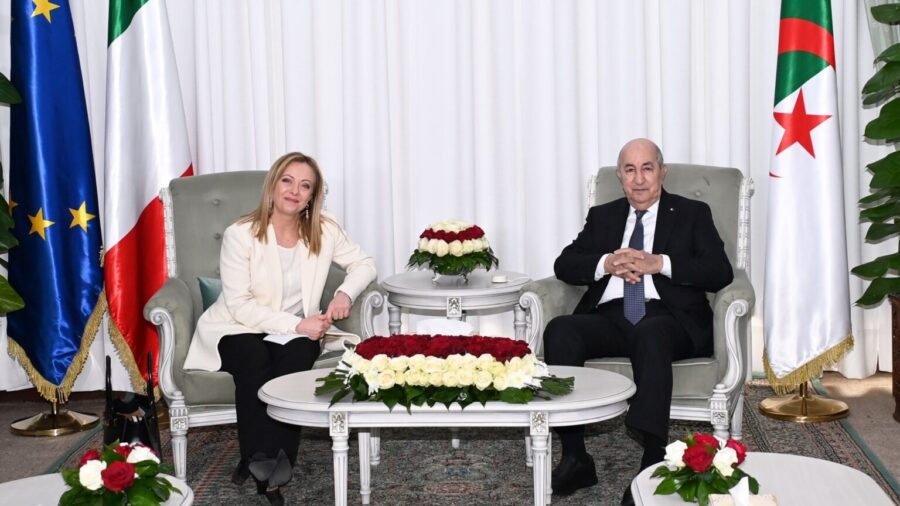Giorgia Meloni et Abdelmadjid Tebboune