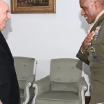 Abdelmadjid Tebboune et Michael Langley