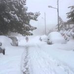 Routes fermées à cause de la neige