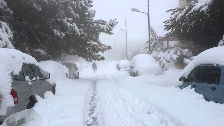 Routes fermées à cause de la neige