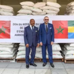 roi du Maroc Mohammed VI et Ali Bango