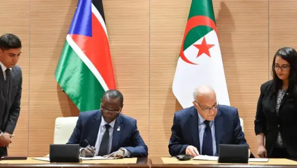 Signature d&rsquo;un protocole d&rsquo;accord entre l&rsquo;Algérie et le Soudan du Sud