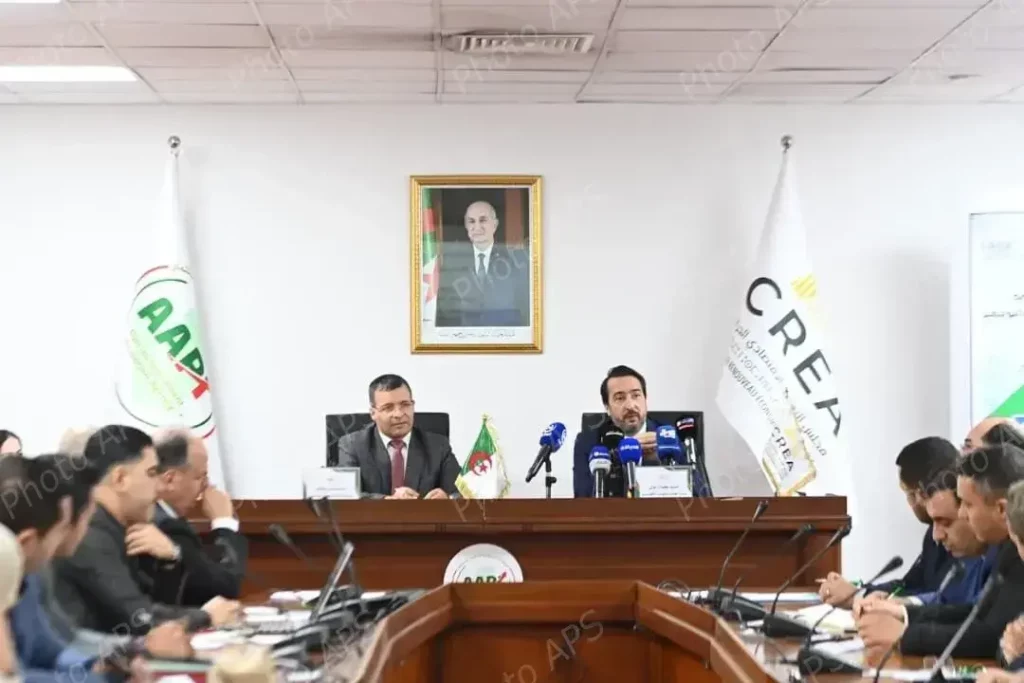 Opérateurs algériens au salon SIAL Canada 2026 à Montréal, stand agroalimentaire avec produits export.