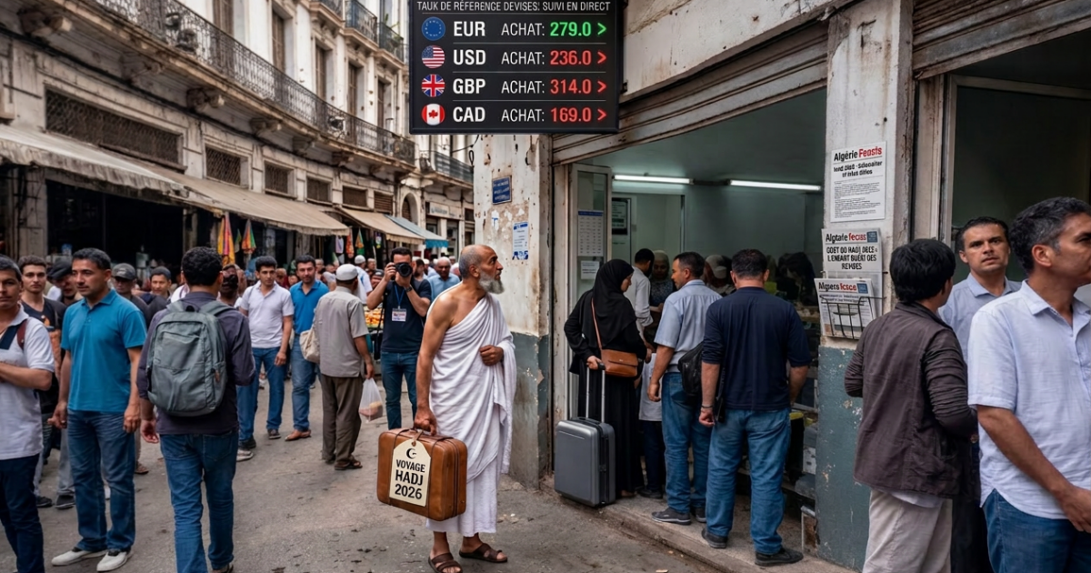 Marché noir des devises en Algérie : 279 DA l&rsquo;euro, saison tendue