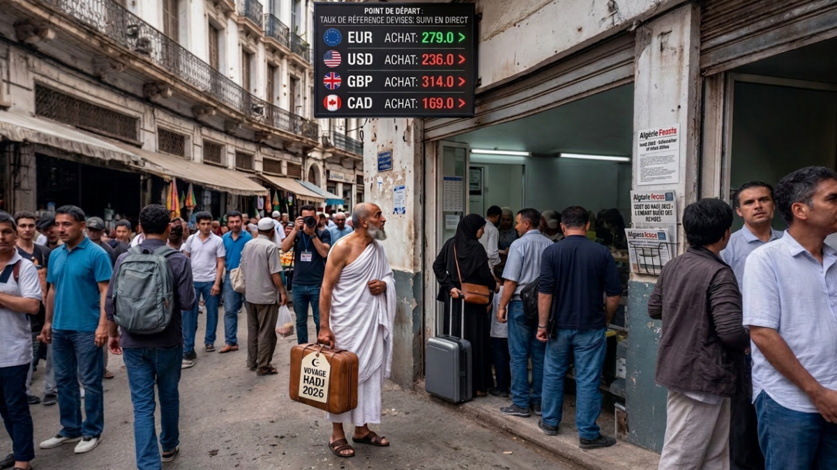 Marché noir des devises en Algérie : 279 DA l’euro, saison tendue