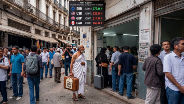 Marché noir des devises en Algérie : 279 DA l’euro, saison tendue