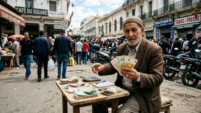 À Alger, l&rsquo;euro reste coincé à 280 dinars au marché noir: ce que cette pause dit de l&rsquo;économie algérienne