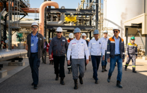 Champ pétrolier de Bir Seba dans le Sahara algérien, opéré par PVEP (PetroVietnam) et Sonatrach depuis 2015, wilaya d'Ouargla