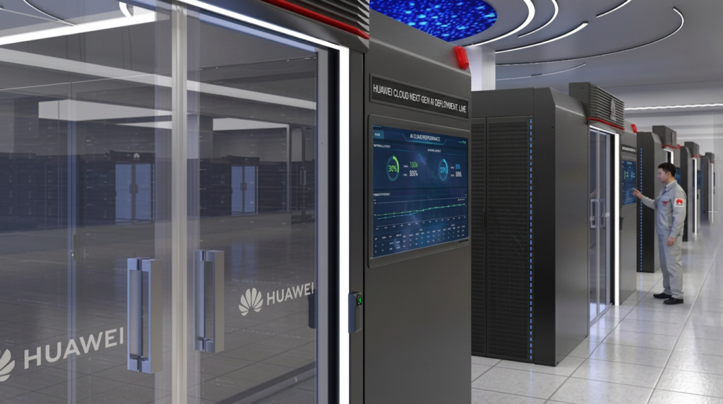Salle de serveurs d'un data center en Algérie, illustrant les enjeux de souveraineté numérique africaine face aux géants mondiaux du cloud
