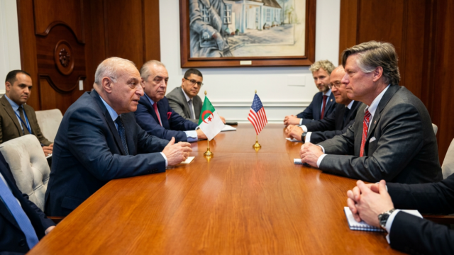 Landau à Alger : derrière la poignée de main, Washington joue sa carte énergétique et sécuritaire