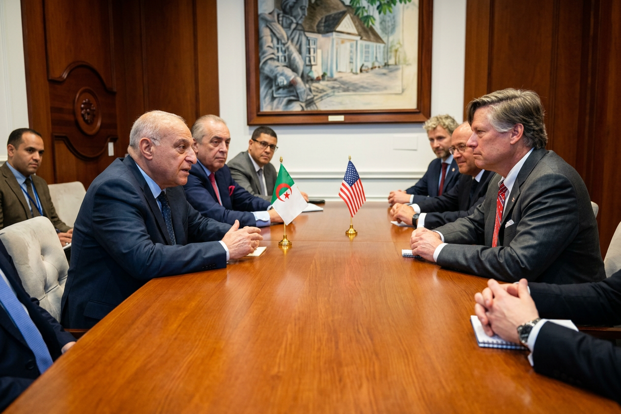 Landau à Alger : derrière la poignée de main, Washington joue sa carte énergétique et sécuritaire