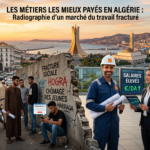 métiers les mieux payés en Algérie 2026 classement salaires