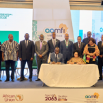 Fola Fagbule, Directeur adjoint de l'AFC, lors du Sommet Africa We Build 2026 à Nairobi, présentant la stratégie de mobilisation du capital africain pour le financement des infrastructures