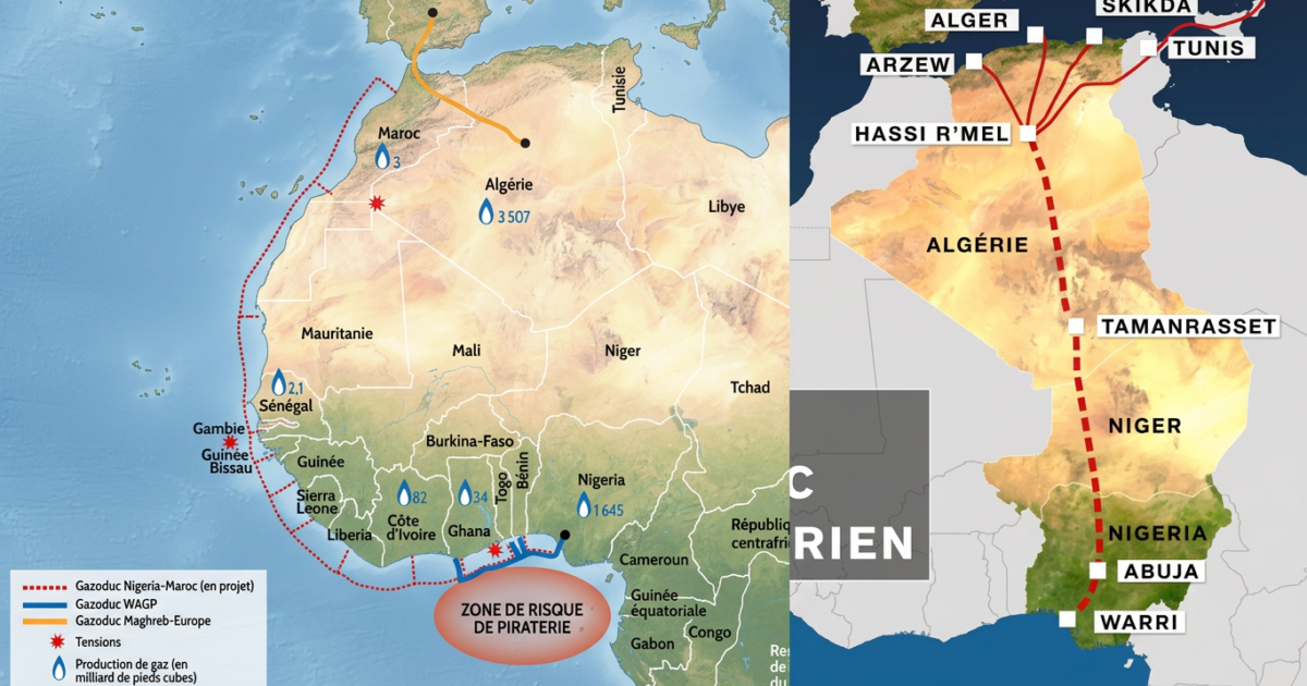 Quand une finale de CAN bloque un pipeline de 6 900 km : l&rsquo;étrange fragilité du gazoduc Nigeria-Maroc