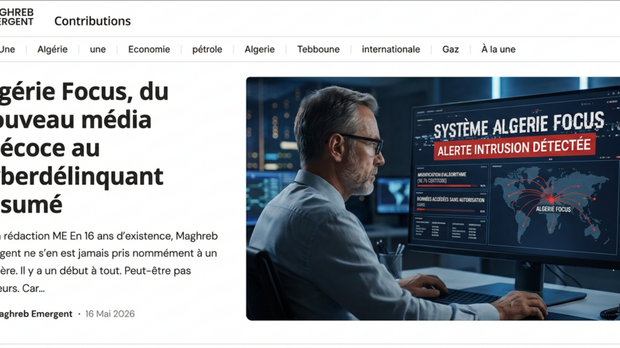 Maghreb Emergent: L’arrogance en guise de preuve