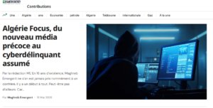 Une mise au point sur l’indépendance de la presse algérienne et la critique d’un article orienté contre Algérie Focus.
